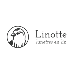 Logo linotte noir et blanc