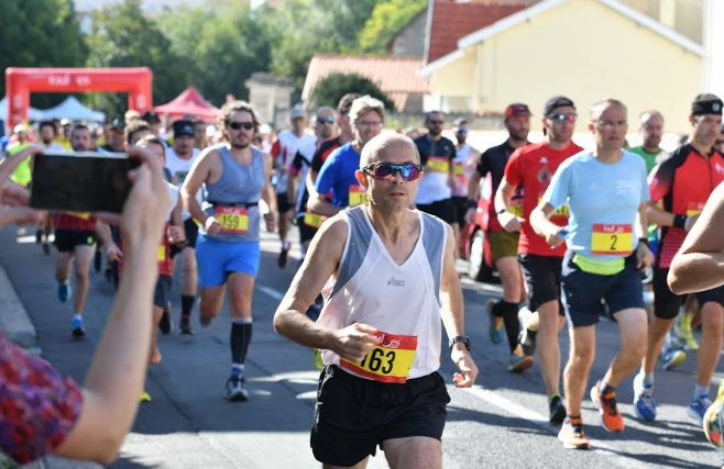 Luc B lors d'une course officielle