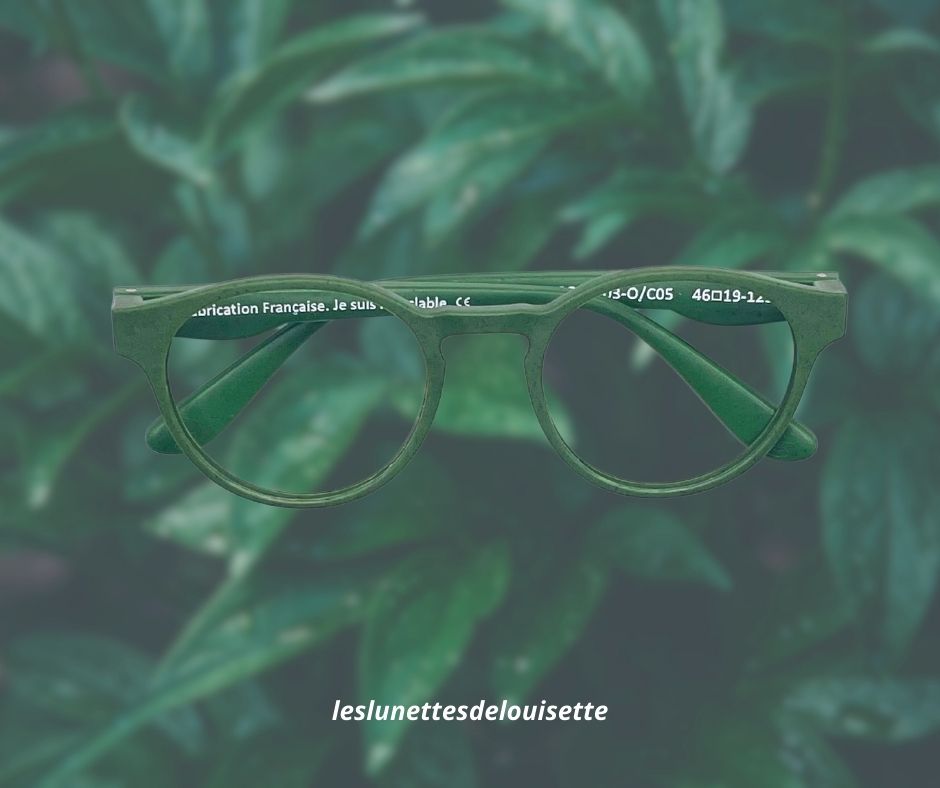 Lunettes en matière bio sourcée
